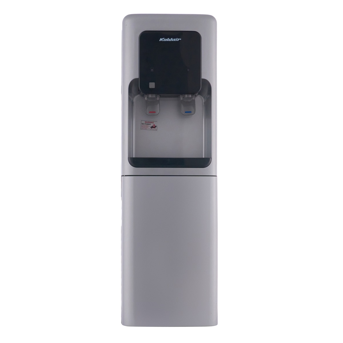 Koldair Hot & Cold Water Dispenser with Fridge, Silver - KWD BF 2.1