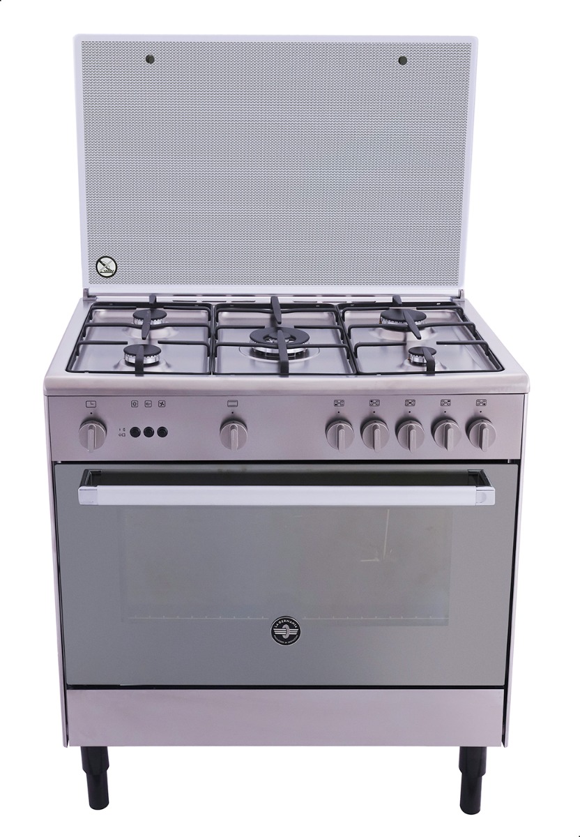 La Germania Classica Gas Cooker 5 Burners, Stainless Steel - 9D10GUB1X4AWW