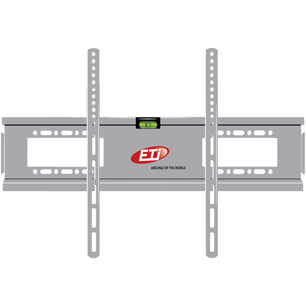 حامل حائط للتلفزيونات من اي تي اي مقاس (32:55) بوصة، فضي - MB400