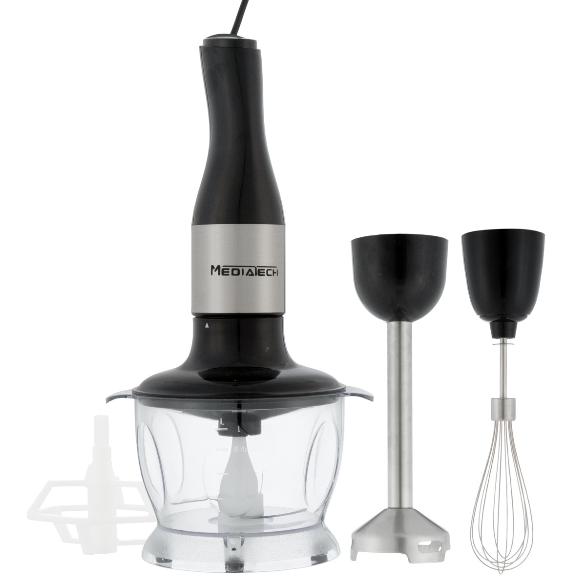 Media Tech Hand Blender with Attachments, 700 Watt - MT-HB14