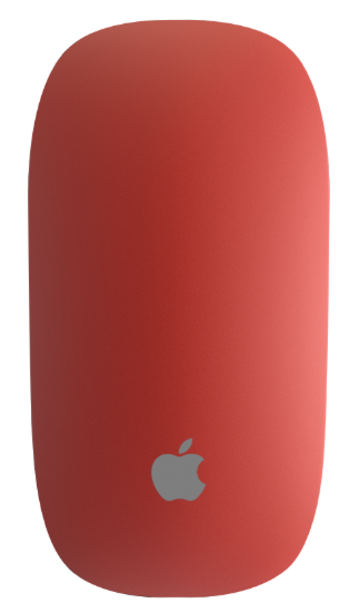 Merlin Apple Wireless Magic Mouse 2 - Matte Red