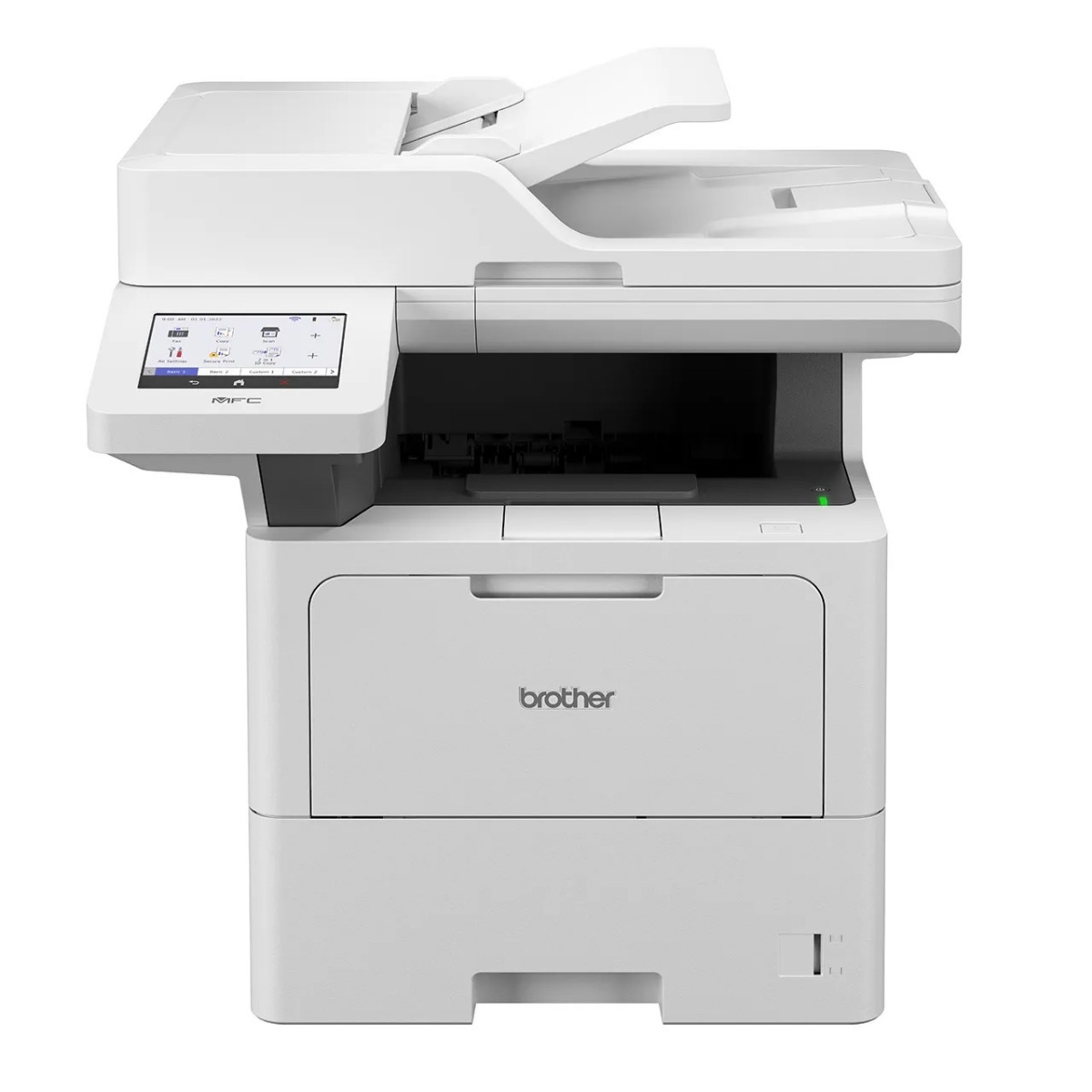 Brother Mono All-in-One Laser Wireless Printer, White - MFC-L6710DW