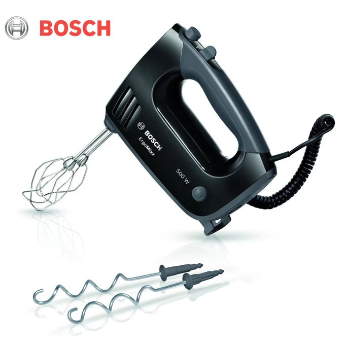 Bosch ErgoMixx Hand Mixer, 500 Watt, Black - MFQ3650X