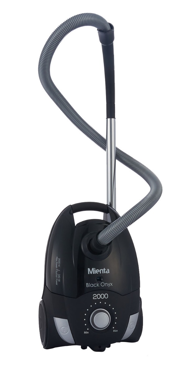 Mienta Beetle Bagged Vacuum Cleaner, 2000 Watt, Grey - VC19404B