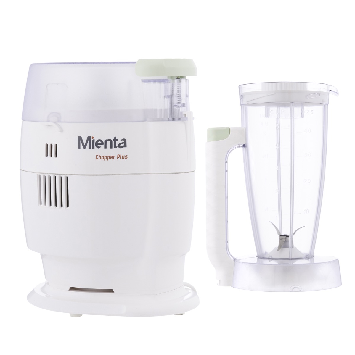 Mienta Blender With Chopper, 800 Watt, White - CH645