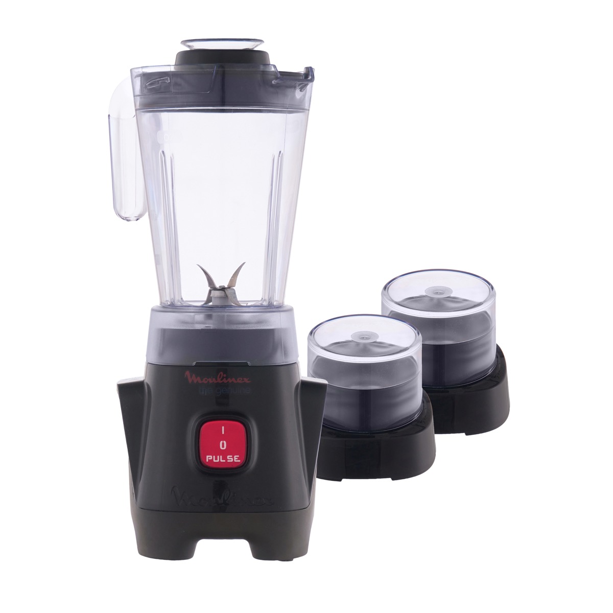 Moulinex Genuine Blender 1.25 Liter, 400 Watt, Black - LM2428EG