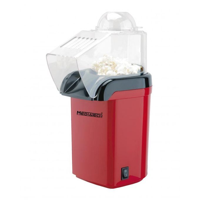 Media Tech Popcorn Maker, 1200 Watt, Red - MT-PC300