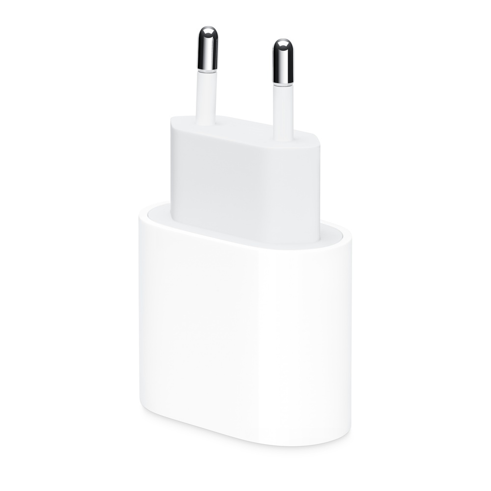 Apple USB-C Power Adapter, 20 Watt, White - MHJE3ZM-A