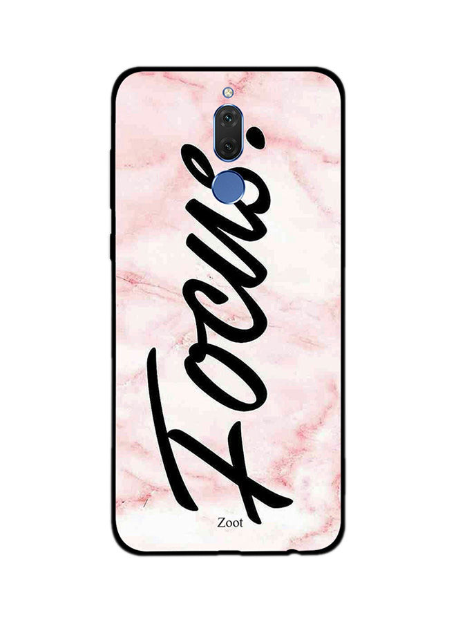 Zoot Focus Printed Back Cover For Huawei Mate 10 Lite , Pink And Black