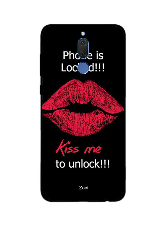 لاصقة زووت بطبعة Kiss Me To Unlock لهواوى Mate 10 لايت ، متعدد الالوان