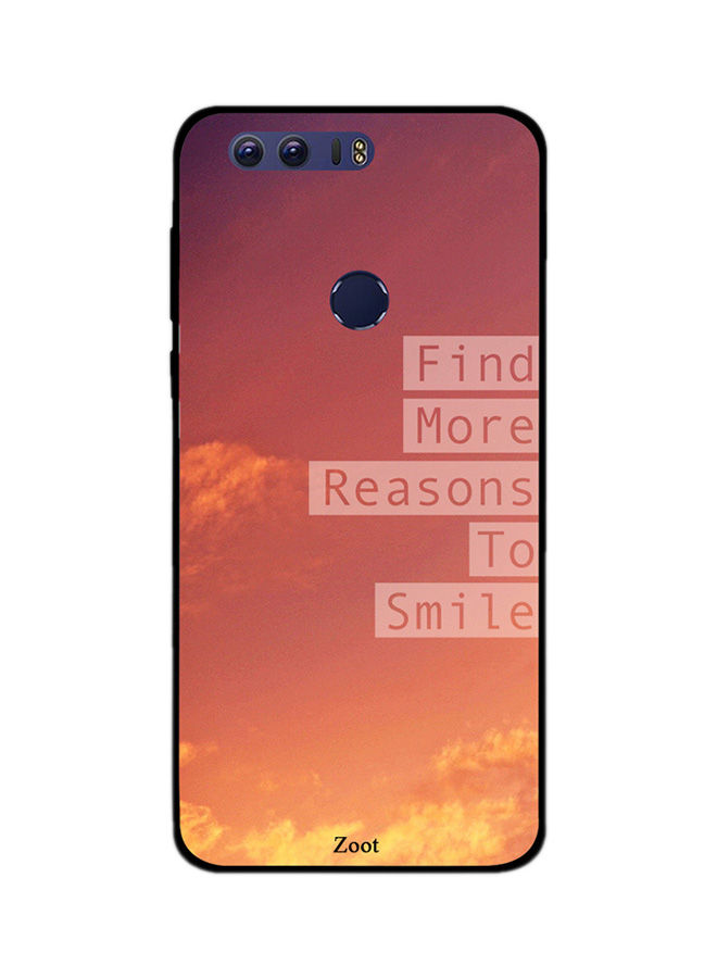 Zoot Find More Reasons To Smile Back Cover For Huawei Honor 8 , Multi Color