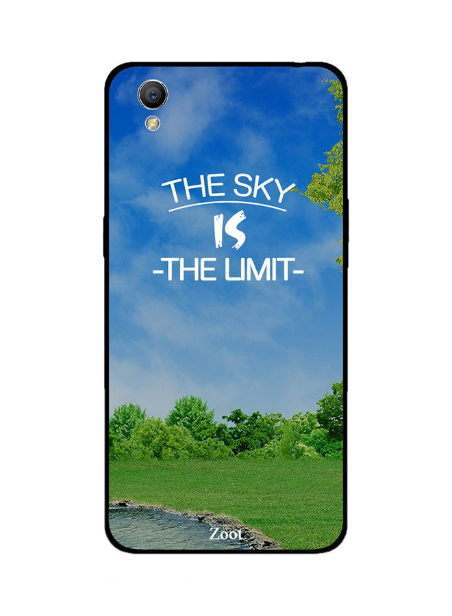 لاصقة بلاستيك زووت بطبعة Sky Is The Limit لاوبو A37 ، ازرق واخضر
