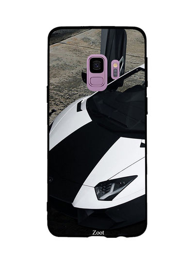 Zoot Aventador Pattern Back Cover forSamsung Galaxy S9- Black and White