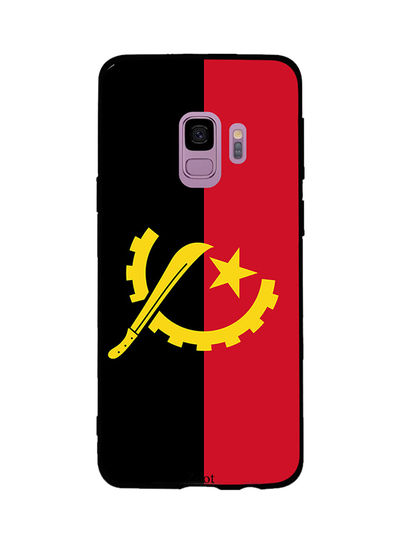 Zoot Angola Flag pattern Back Cover for Samsung Galaxy S9 - Black and Red