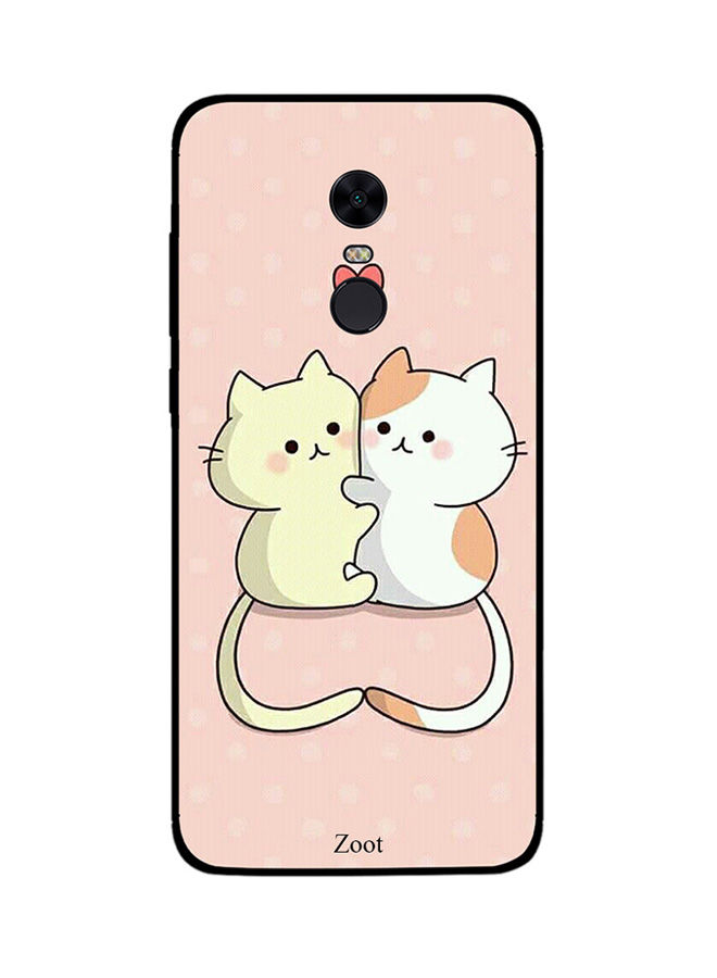 Zoot Cat Couple Back Cover For Xiaomi Redmi Note 5 , Multi Color