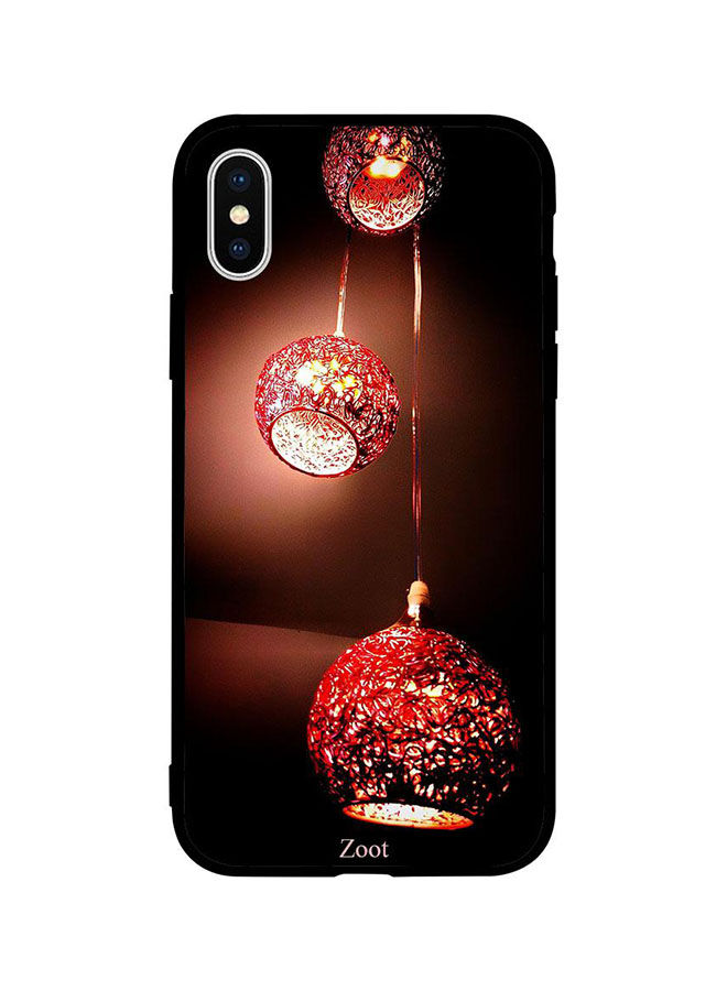 Zoot Red Hanging Lamps Pattern Skin for Apple iPhone XS Max