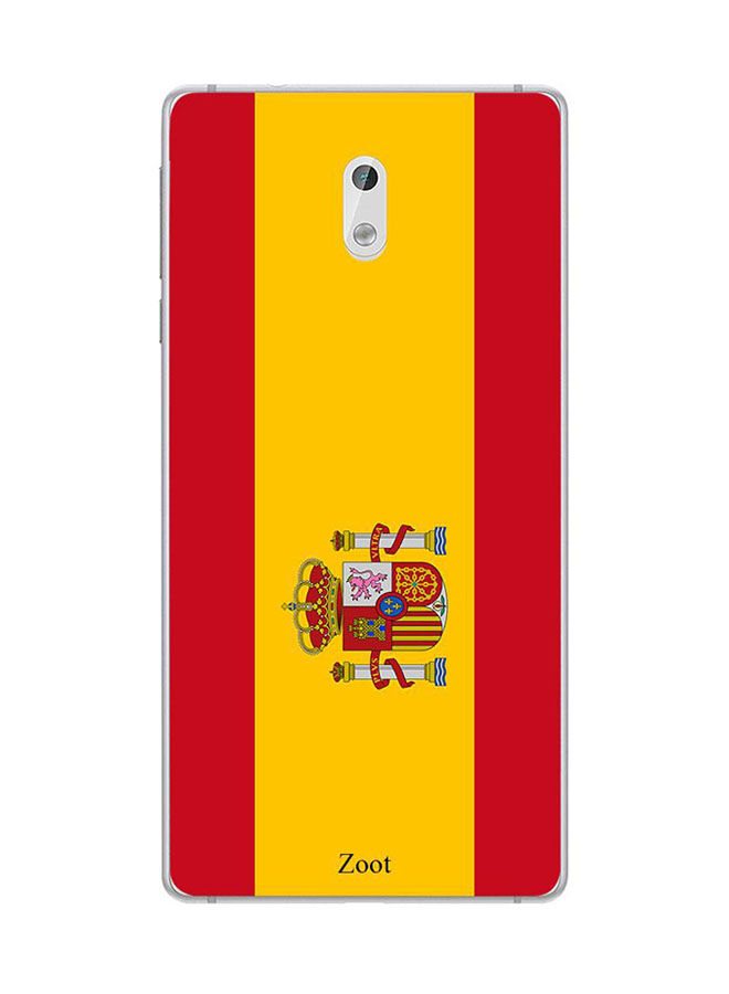 جراب ظهر زوت بطبعة علم اسبانيا لنوكيا 3