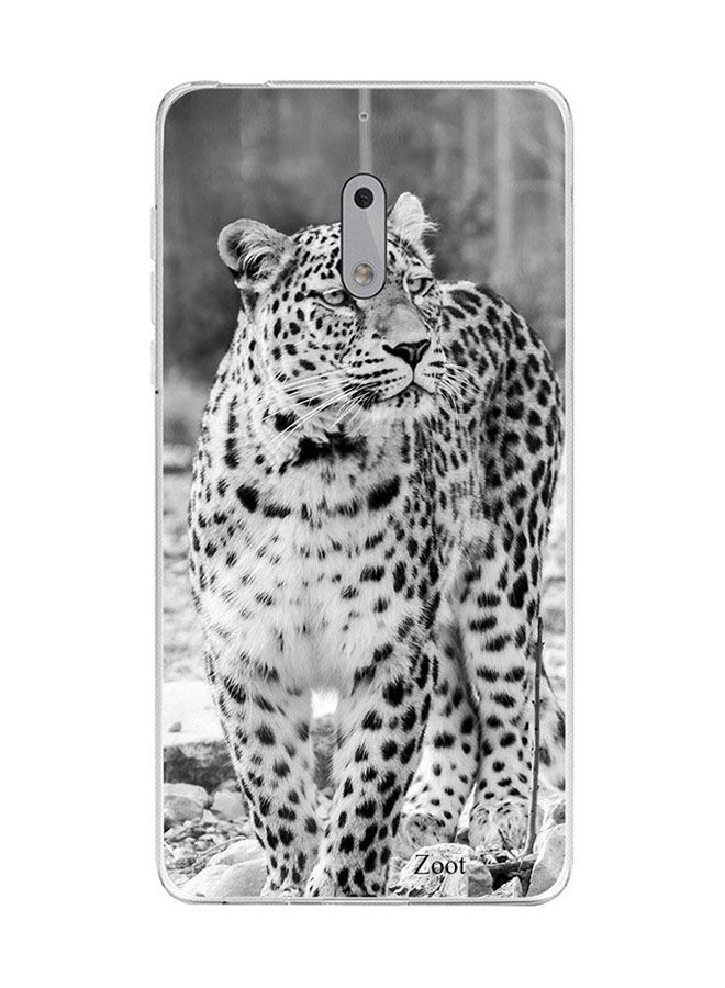 Zoot TPU Bnw Cheetah Printed Back Cover For Nokia 6