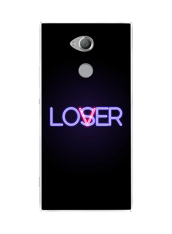 جراب ظهر زووت بطبعة Lover Or Loser لسوني اكسبيريا Xa2 الترا ، اسود وبنفسجي