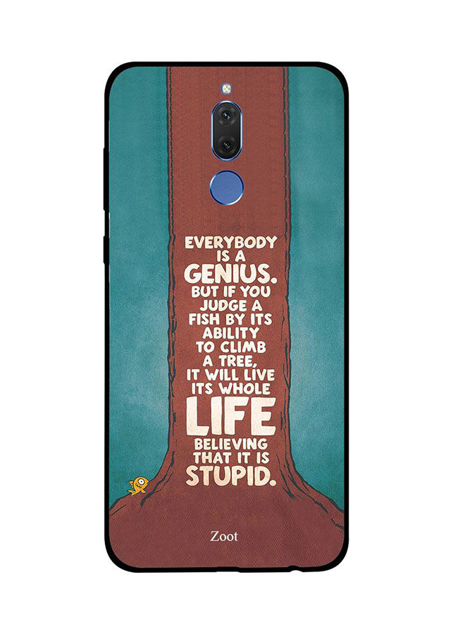 Zoot Everybody Is A Genius Printed Back Cover For Huawei Mate 10 Lite , Blue And Red