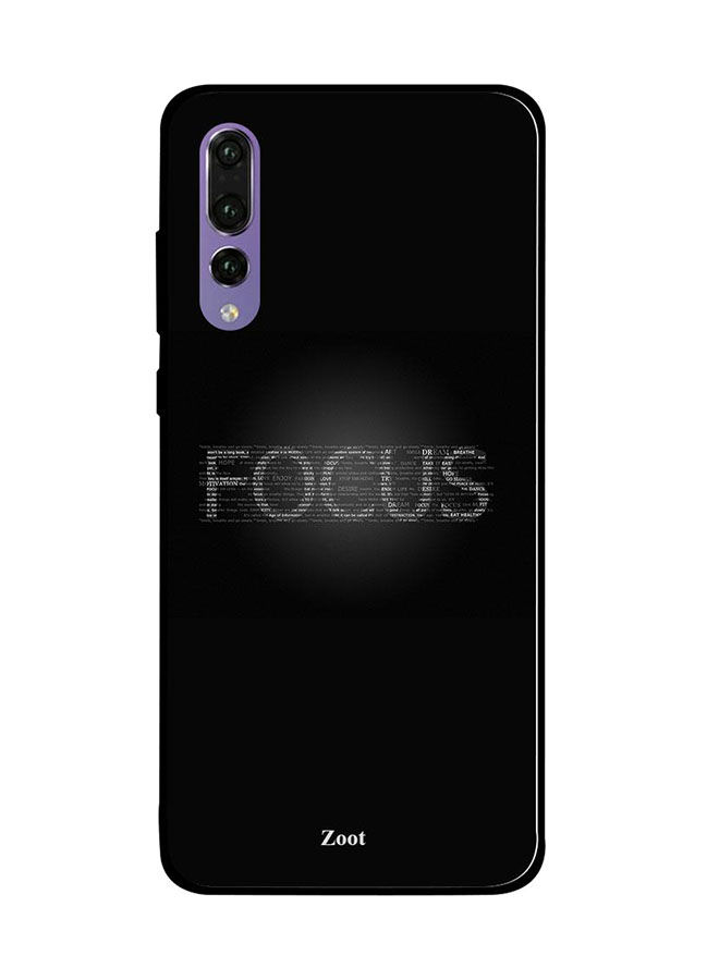 Zoot Focus Printed Back Cover For Huawei P20 Pro , Black