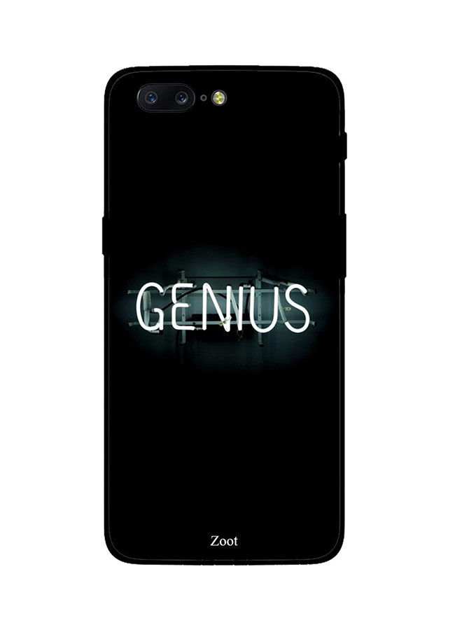 Zoot Genius Back Cover For One Plus 5 , Black