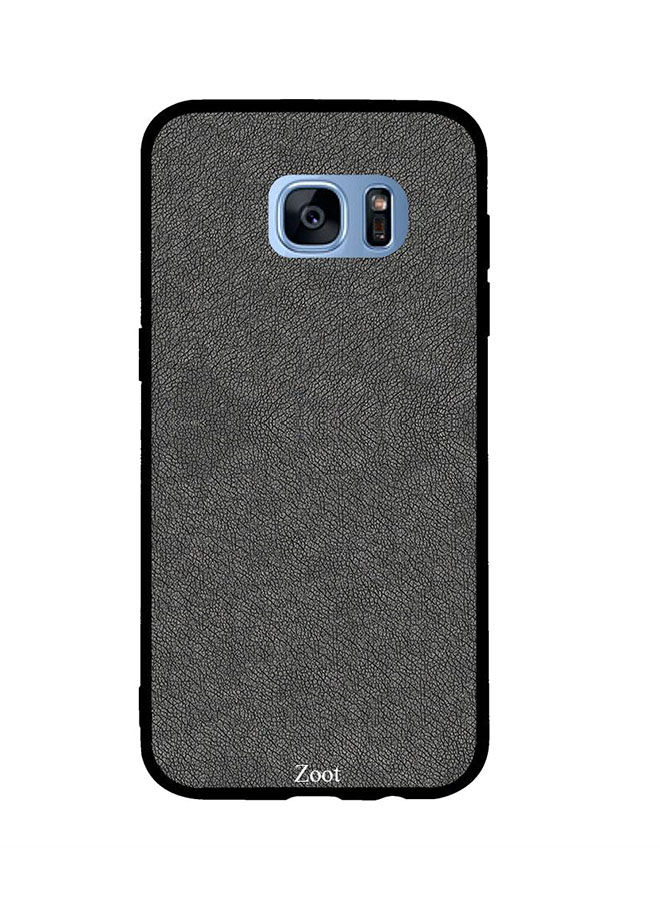 Zoot Texture Pattern Printed Back Cover For Samsung Galaxy S7 Edge , Dark Grey