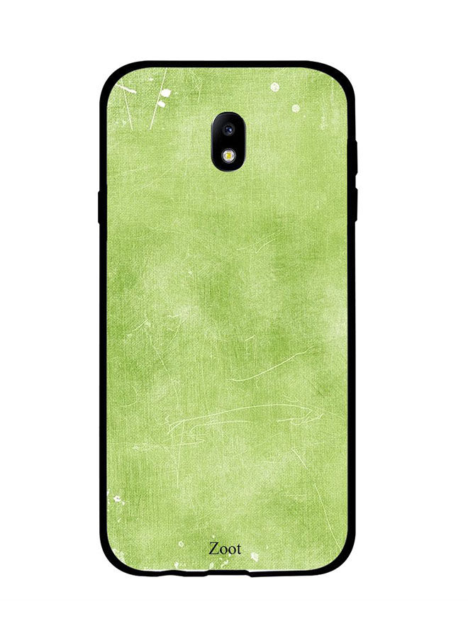 Zoot Light Green Marble Pattern Printed Back Cover For Samsung Galaxy J7 2017 , Green And Yellow
