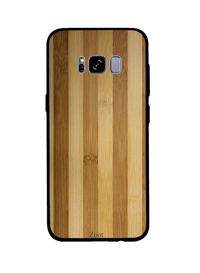 Zoot Brown Yellow Wooden Pattern Skin for Samsung Galaxy S8