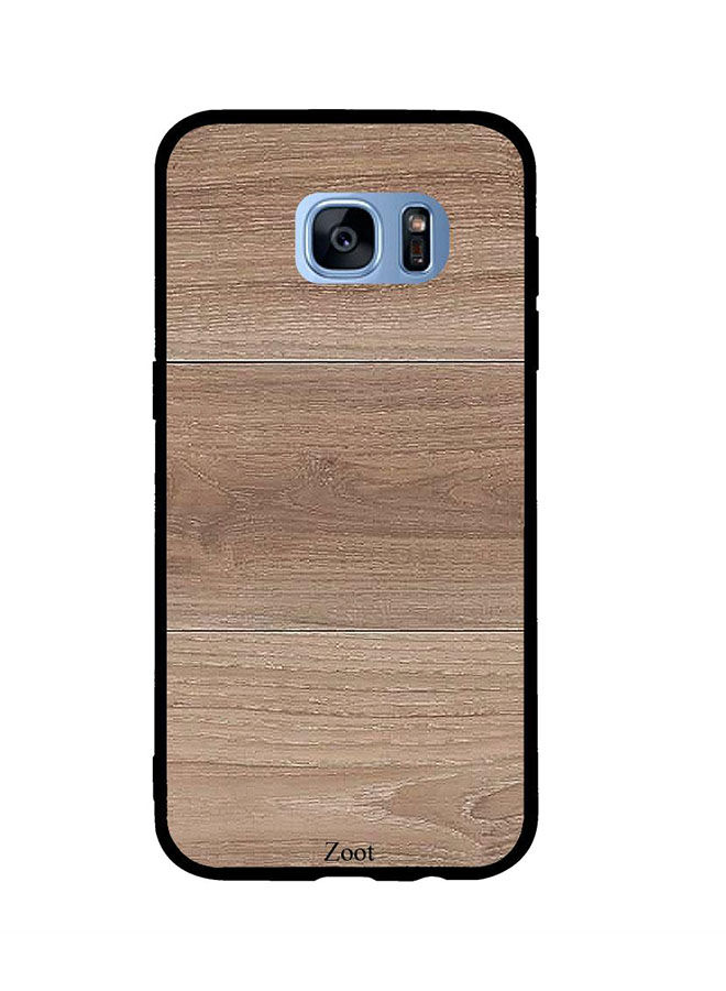 Zoot TPU Wooden Pattern Printed Back Cover For Samsung Galaxy S7 Edge