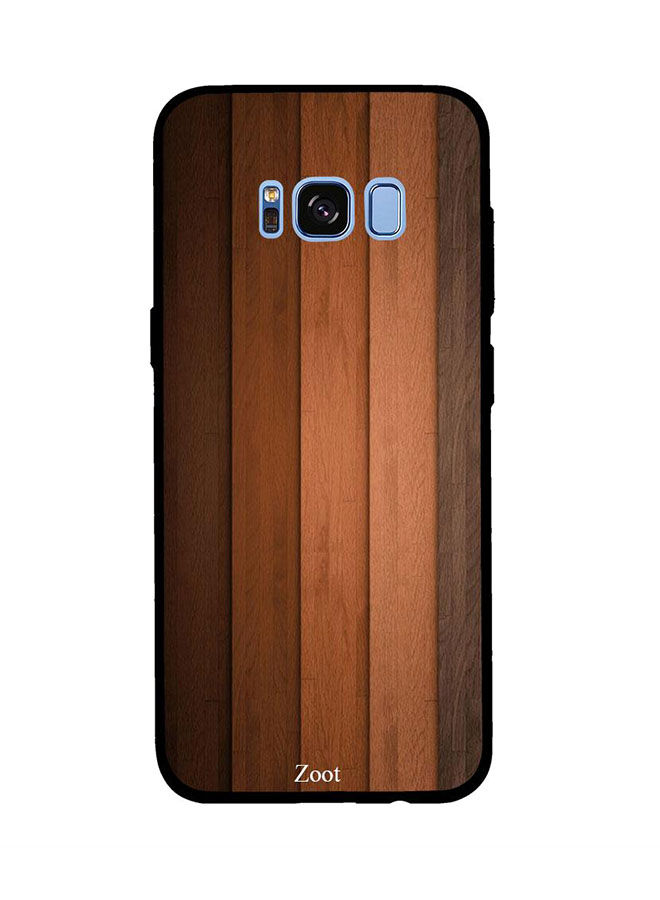 Zoot 3D Wooden Pattern Back Cover For Samsung Galaxy S8 Plus , Brown