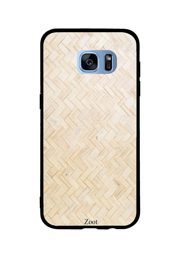 Zoot Off White Wooden Pattern Back Cover For Samsung Galaxy S7 Edge
