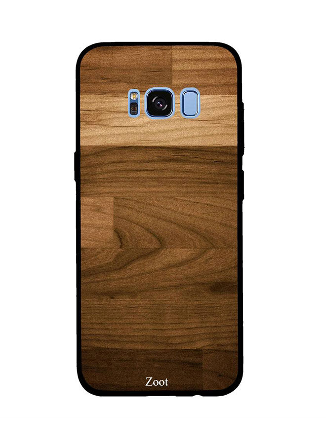 Zoot Elegant Wooden Pattern Printed Back Cover For Samsung Galaxy S8 Plus , Brown