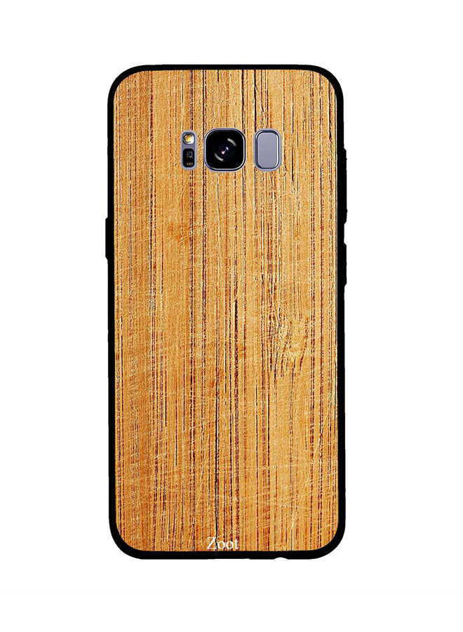 Zoot Yellow Wood Pattern Back Cover for Samsung Galaxy S8