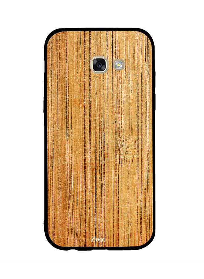 Zoot Wooden Pattern Printed Back Cover For Samsung Galaxy A5 2017 , Yellow And Light Brown