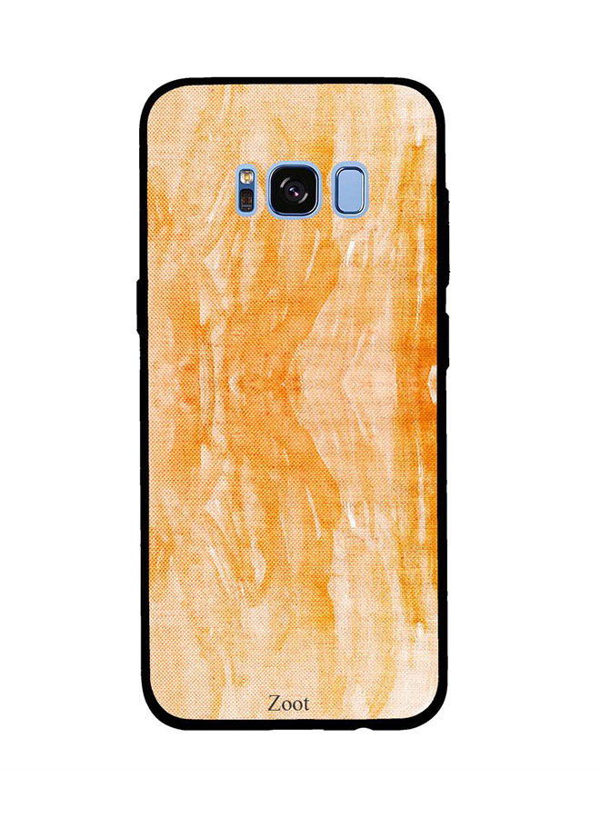 Zoot Water Colour Painting Pattern Printed Back Cover For Samsung Galaxy S8 Plus , Beige And Orange