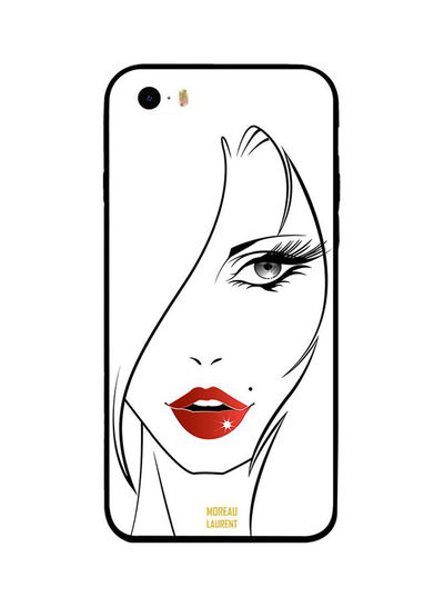 Moreau Laurent Girl Front Face Look Pattern Skin for iPhone 5S- Multi Color
