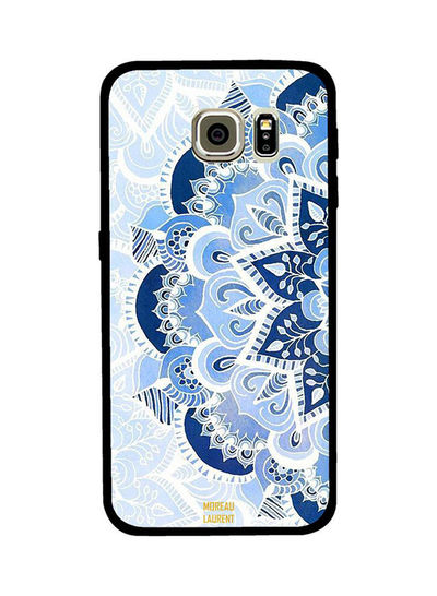 Moreau Laurent Floral Pattern Back Cover for Samsung Galaxy S6 - Blue