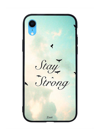 Zoot Stay Strong With Sky Pattern Back Cover for iPhone XR- Multi Color