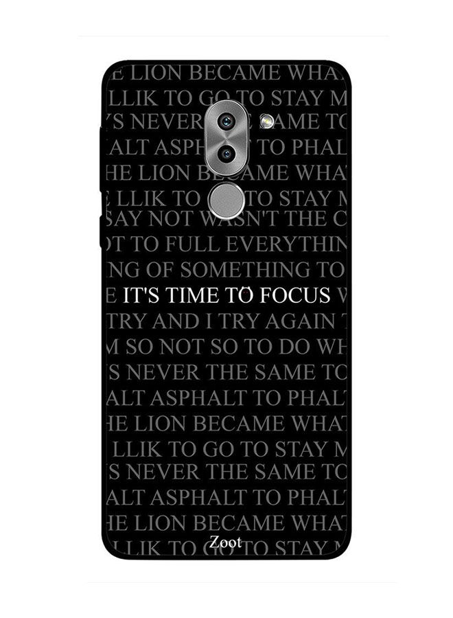 Zoot Time To Focus Printed Back Cover For Honor 6X , Black And White
