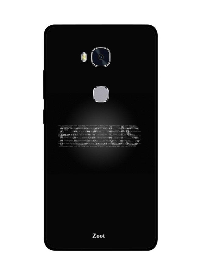 Zoot Focus Back Cover For Huawei Honor 5X , Black And Grey