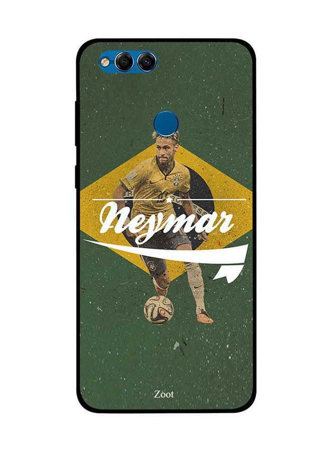 جراب ظهر زووت بطبعة Neymar لهونر 7X ، اصفر واخضر