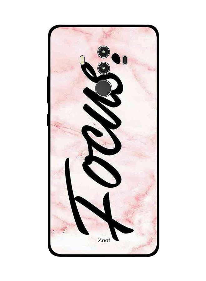 Zoot Focus Printed Back Cover For Huawei Mate 10 Pro , Pink And Black