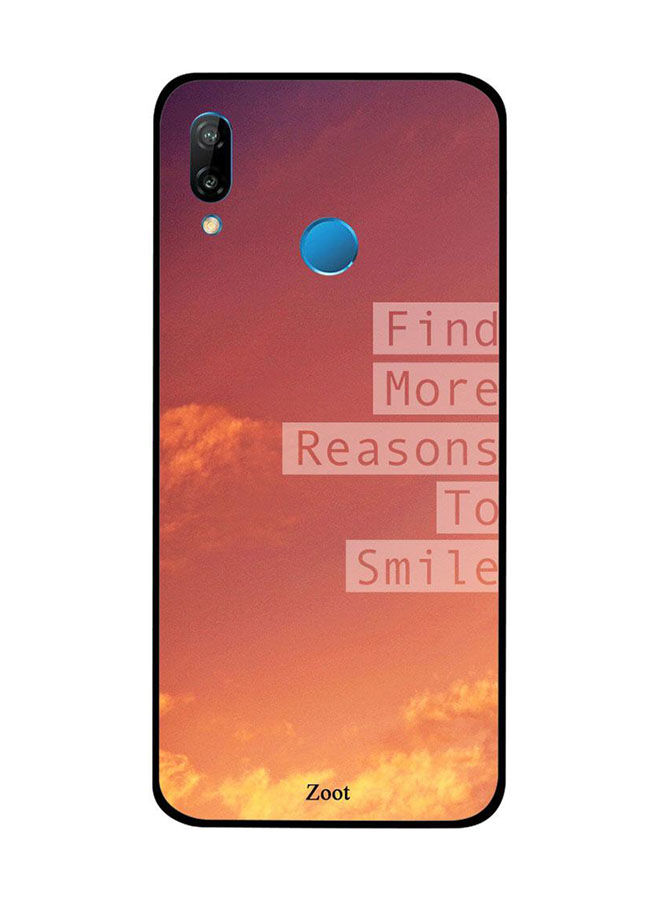 Zoot Find More Reasons To Smile Printed Back Cover For Huawei Nova 3I , Multi Color