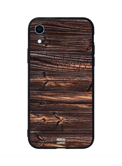 Moreau Laurent TPU Old Wood Pattern Printed Skin For Apple iPhone XR