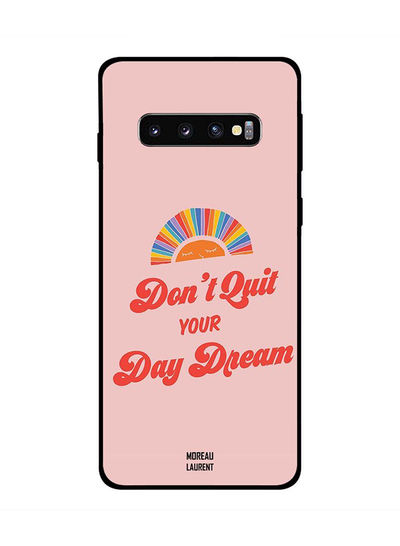 Moreau Laurent Don’t Quit Your Day Dream Back Cover for Samsung Galaxy S10 - Pink and Red