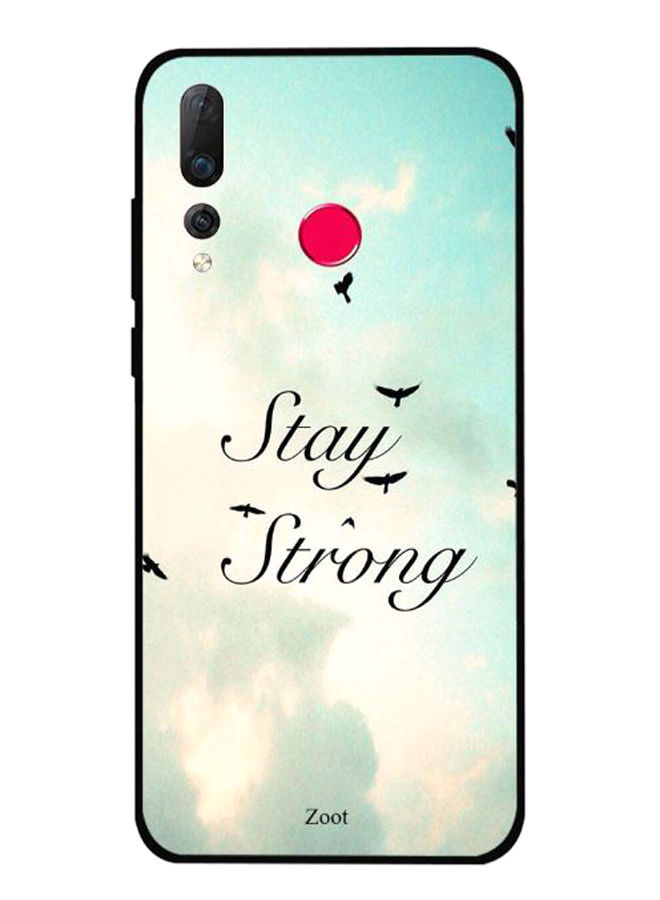 Zoot Stay Strong Printed Back Cover for Huawei Nova 4