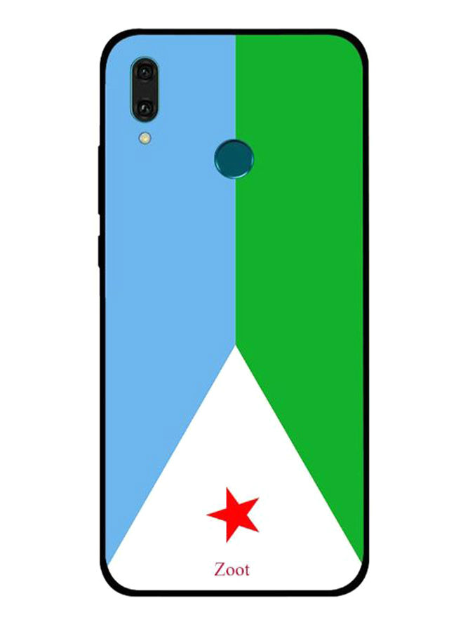 جراب ظهر زوت بطبعة علم جيبوتي لهواوي Y9 2019