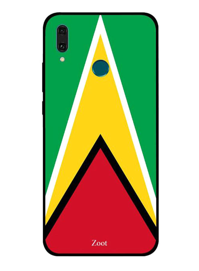 Zoot Guyana Flag Printed Back Cover For Huawei Y9 2019 , Multi Color