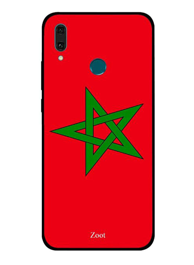 جراب ظهر زوت بطبعة على المغرب لهواوي Y9 2019